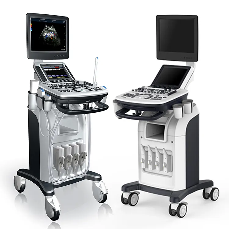 De Goedkoopste Prijs 3d/4d Kleur Doppler Echografie Systeem Trolley Kleur Ultrasound Machine