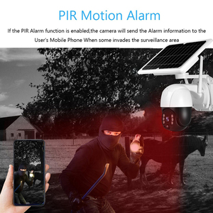 Outdoor Waterproof Cmos <strong>Sensor</strong> 3mp Full Hd Solar CCTV 4G IP PTZ ICSEE Network <strong>Camera</strong> <strong>With</strong> <strong>Memory</strong> Card - Product Image 4