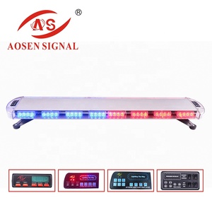 Red Blue Patrol Car <strong>Led</strong> Flashing Light bar Vehicle Emergency Warning Lightbar - Product Image 3