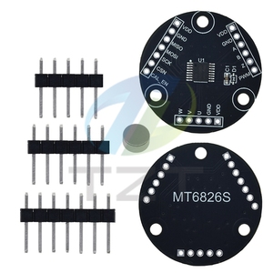 TZT MT6826S alta precisione Encoder magnetico ad alta velocità modulo di sensori di misura ad angolo di induzione magnetica per Arduino - Product Image 1