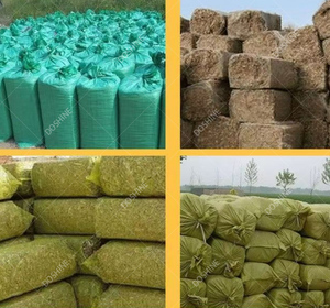Sữa trang trại ủ rơm thức ăn đóng bao máy ép/vuông thức ăn gia súc đóng Gói máy baling/ngô cuống hay Bagger Baler máy - Product Image 3