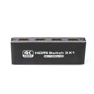 2024 New for H DMI 2.0 3X1 Switcher Plug and Play 4K 60Hz Resolution HDCP2.2 Compatible Without Power Supply - Product Image 2