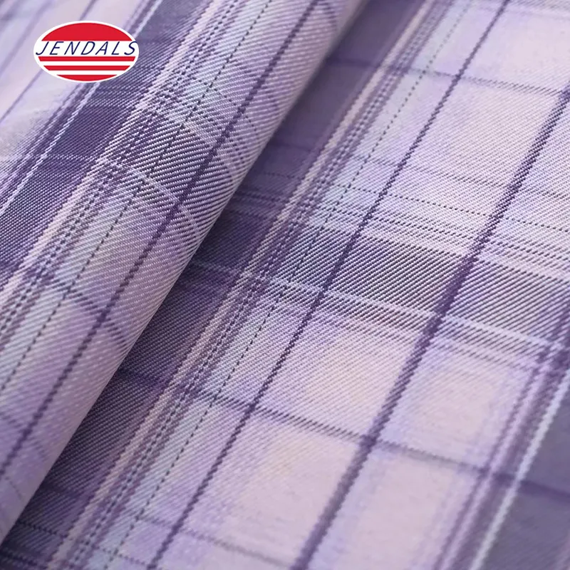 Japanisches Check-Schuluniformmaterial Stoff Polyesterkleid Shirting-Band JK-Garn gefärbter Stoff