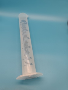 150ml-250ml nhựa tốt nghiệp xi lanh cho các trường học và phòng thí nghiệm sử dụng y tế tốt nghiệp xi lanh phòng thí nghiệm phòng thí nghiệm Nguồn cung cấp - Product Image 3