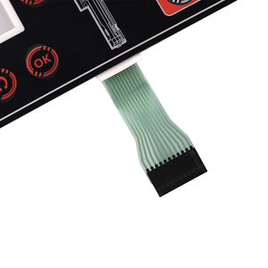 Tastiera a membrana tattile flessibile in <span class=keywords><strong>Silicone</strong></span> e metallo pulsante interruttore flessibile per elettrodomestico pannello di controllo tastiera in gomma - Product Image 5