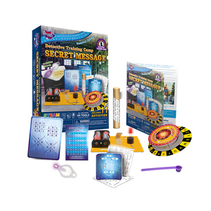 Dedektif rol oynamak kiti bulmak ve çözmek için gizli mesaj sıcak eğitim kampı UV ışık ile bu ciphertoy oyuncak 8 + için - Product Image 1