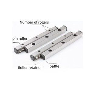 Guías de rodillos cruzados deslizantes de acero, rodamientos de guía de rodillos de riel lineal, Guía para máquina herramienta CNC - Product Image 3