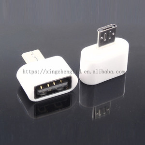 Micro Turn to USB Type a Female and a Male Micro 2.0 Plug <strong>Socket</strong> Connector With White Plastic Cover USB <strong>Socket</strong> - Product Image 3