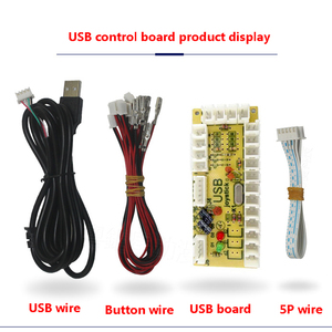 DIY Arcade <strong>Game</strong> Kits <strong>USB</strong> <strong>Control</strong> Board Zero Delay Arcade <strong>USB</strong> Encoder PC to Classic Joystick <strong>Control</strong> Panel - Product Image 2