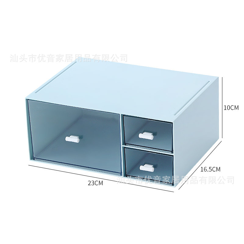 Three grids of glacier blue
