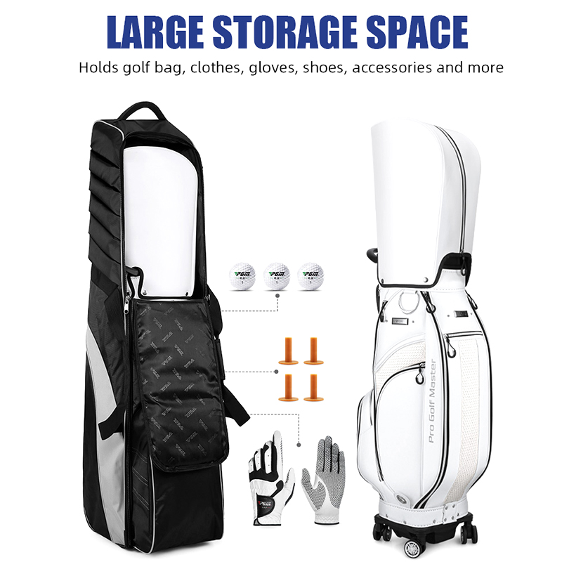 PGM HKB013 custom golf cart bag cover airline golf travel bag hard case