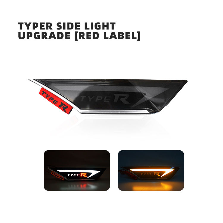 Typer Side Light Upgrade ( Red Label )