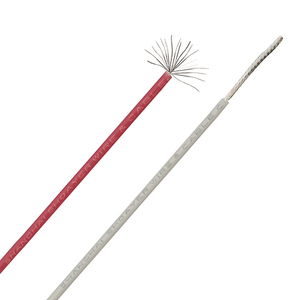 BS 3G 210 Type C 22AWG Single Conductor <strong>Stranded</strong> PTFE Silver-Plated Copper High Temperature Wire - Product Image 1