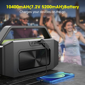 Big Output 60W IPX6 Waterproof TWS <strong>Function</strong> W-KING D9-1 <strong>Bluetooth</strong> Wireless Speaker <strong>with</strong> <strong>NFC</strong> - Product Image 2