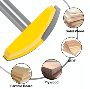 L-N231 1PC 1/2 "chân 12mm chân lớn Bát <span class=keywords><strong>Router</strong></span> <span class=keywords><strong>bit</strong></span>-2.7" bán kính-2-3/4 "rộng chế biến gỗ công cụ cắt - Product Image 6