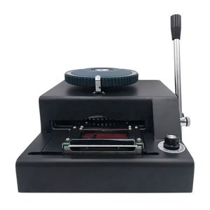 Hersteller Desktop Handbuch PVC ID-Karte Präge maschine Personal isierte Belohnung karte Club Card Letter press Coding Machine - Product Image 2