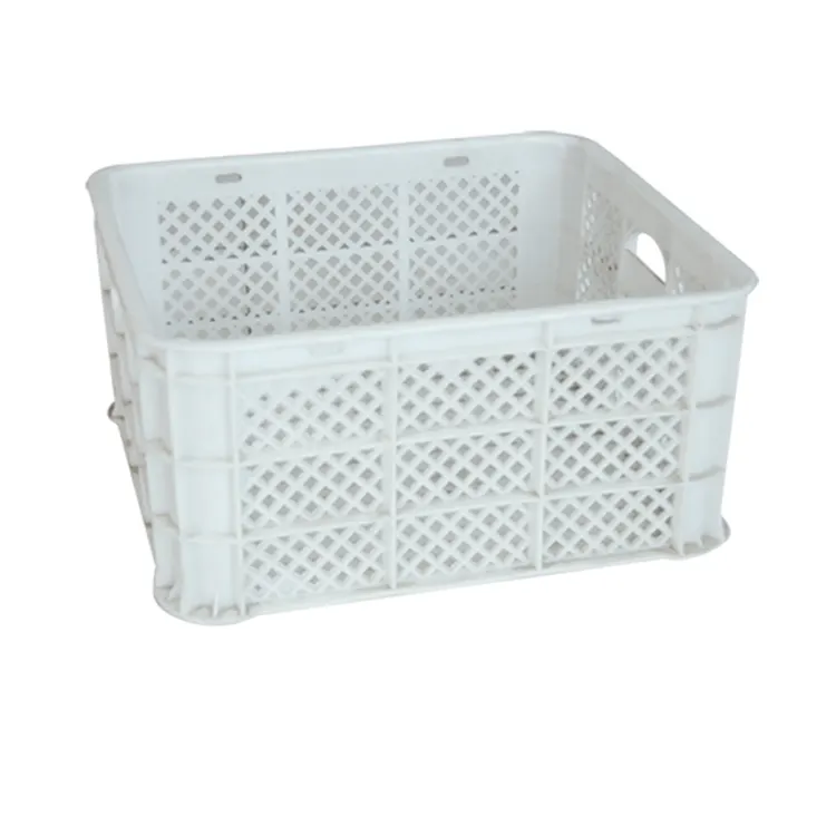 pp logistic fruit and vegetable foldable food grade mesh crate