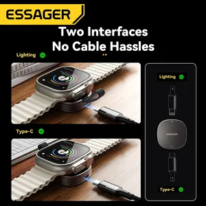 Essager için manyetik kablosuz şarj izle 8 7 6 5 4 3 2 SE taşınabilir USB tip C manyetik hızlı şarj için IWatch Ultra - Product Image 4