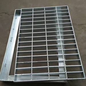 Totalmente Automático Lock-press Aço <span class=keywords><strong>Grating</strong></span> Seamless Splicing Anti-derrapante Manutenção Plataforma Board para Máquinas Portuárias