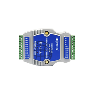 Módulo de salida de entrada digital industrial con USB/Ethernet/RS485, compatible con Modbus para control de automatización