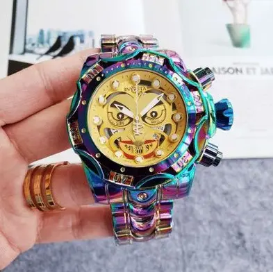 Chất Lượng Cao Nhà Máy Trực Tiếp Hot Bán Invic Reloj Thời Trang Hot Bán Invic Đồng Hồ Nam Của Thạch Anh Đồng Hồ Chú Hề