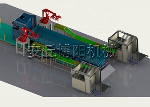 Boyang Container máquina de carga y descarga automática plataforma de carga contenedor plataforma de camión de carga pesada