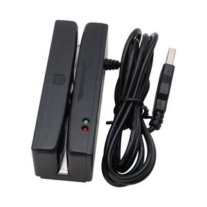 Hot selling MSR 100 <strong>card</strong> <strong>reader</strong>, 3 track programmable magnetic stripe <strong>reader</strong> with USB/<strong>RS232</strong> port - Product Image 1