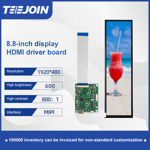 8.8 Inch Lcd <strong>Module</strong> Hd Resolution 1920*480 Long Strip Display <strong>Computer</strong> Sub-Screen <strong>Raspberry</strong> <strong>Pi</strong> Chassis Tft Lcd Screen Driver Kit - Product Image 2