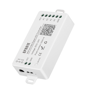 SP801E iOS/Android App Control DC5V 24V WiFi Art-Net Pixel LED Controller per LED Matrix Panel Module LED Light Strip - Product Image 1