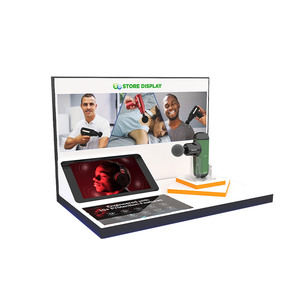 Pantalla inteligente LCD interactiva para tienda, monitor con sensor de reconocimiento, soporte de exhibición de Mostrador acrílico de promoción precisa