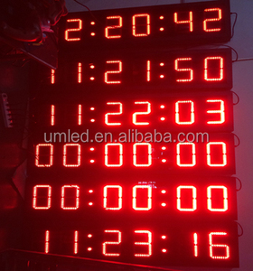 Remote Outdoor Days IP67 7-Segment-LED-Countdown-Anzeige Digital in Weiß Rot Grün Gelb RGB-Farben mit SDK-Funktion