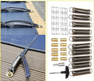 Bán buôn Chất lượng cao PP lưới hồ bơi bìa cho bảo vệ an toàn hồ bơi ngoài trời hồ bơi Bìa tùy chỉnh an toàn Bìa - Product Image 6