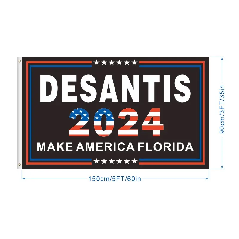 Giao hàng nhanh Polyester 2024 làm cho Mỹ Florida cờ desantis cờ 3X5FT