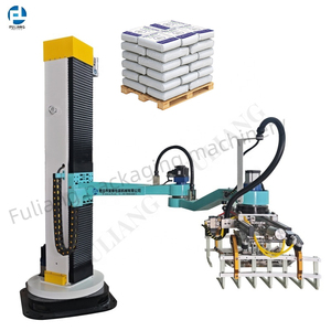Paletizador automatizado robótico de una sola columna para la manipulación de bolsas y cajas de 25kg Venta de línea de embalaje del sistema de embalaje de tubos - Product Image 1