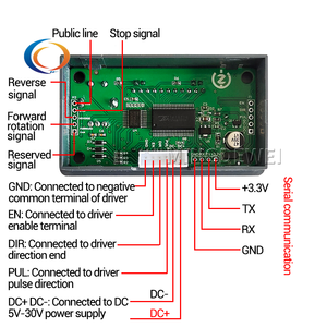 ZK-SMC01 42 57 Schrittmotor-Controller-Steuer platine für positive und umgekehrte Winkel impuls drehzahl programmier bare SPS-Serie - Product Image 5