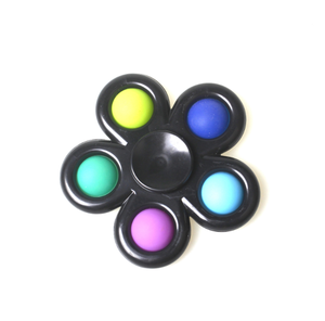 Đầy Màu sắc ngón tay Spinner thần tài đồ chơi chống căng thẳng cứu trợ lo lắng đơn giản lúm đồng tiền đẩy bong bóng cảm giác cho trẻ em người lớn - Product Image 6