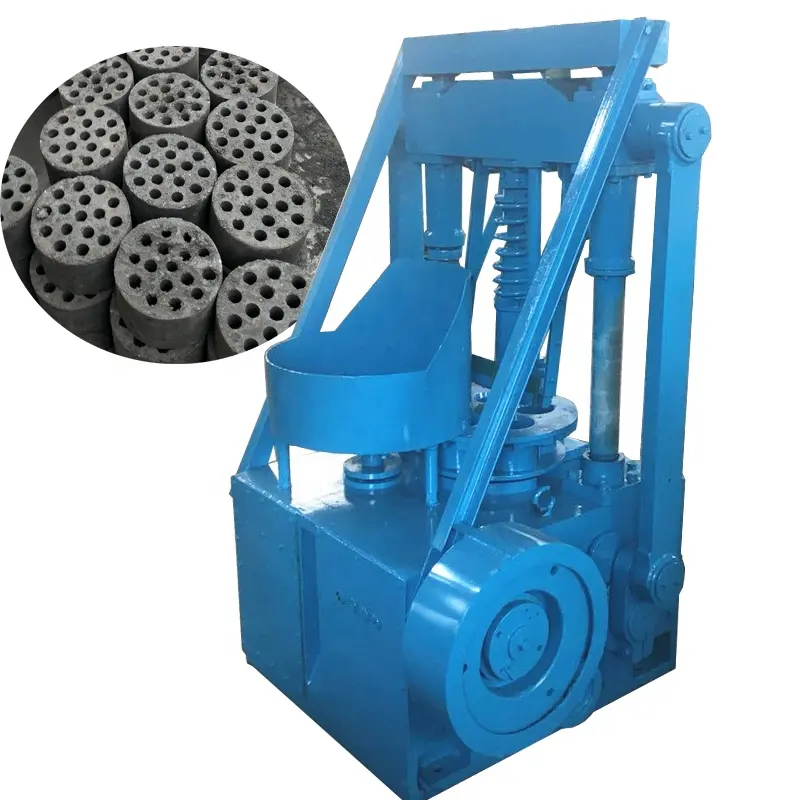 Briket máquinas de briquetes de carvão máquina da imprensa briquete de carvão do favo de mel pequeno carvão