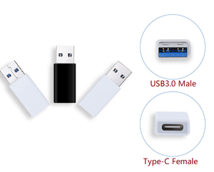 <strong>USB</strong> C 3.1 Type-C Female <strong>to</strong> <strong>USB</strong> 3.0 Male Data Convertor Adaptor for Laptop - Product Image 5