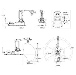 HiWonder JetMax ROSオープンソースPythonプログラミング電気ロボット玩具AIビジョンロボットアームワイヤレスコントローラ付き - Product Image 2