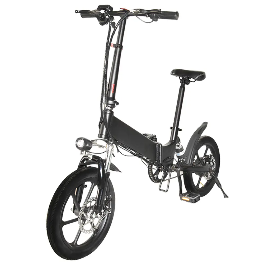 Bicicleta eléctrica plegable para niñas y adultos, rueda con Motor central de 16 pulgadas y 16 pulgadas, de aleación de aluminio