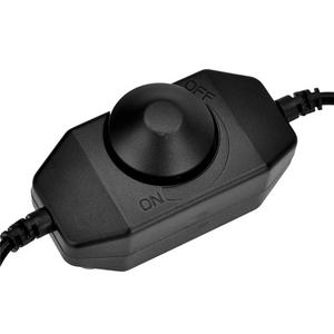 12V 24V 6ALEDノブ調光器DC5.5 * 2.1オスメスインターフェイス手動スイッチPWMライトコントローラー (単色ランプバーストリップ用) - Product Image 4