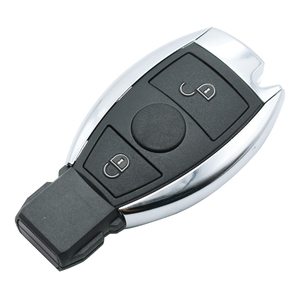 Mercedes için yedek uzaktan araba Fob anahtar kabuk durumda 2 düğme anahtar kapak tek akü Benz Mercedes için Fit - Product Image 3