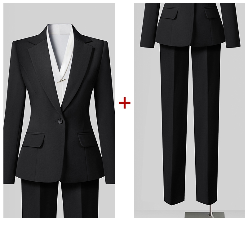 Noir (costume + pantalon droit)
