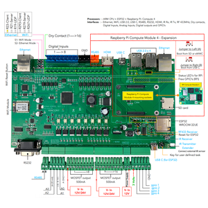 KC868-Server Ethernet Wifi RS232 RS485 RF433MHz CM4 ESP32 Smart Controller für Heimwerker - Product Image 2