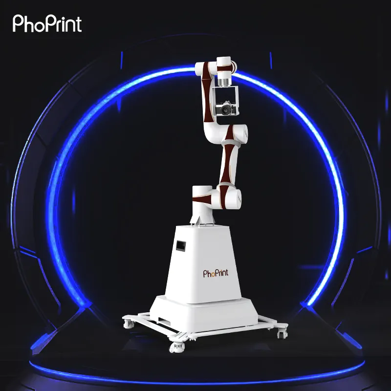 Macchina fotografica automatizzata Spin Glambot braccio robotico 6 assi Party foto cabina
