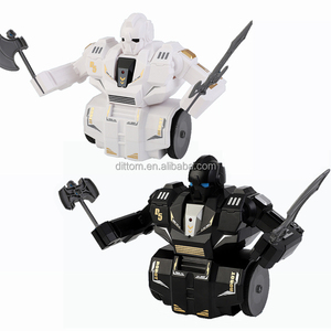 2.4G <strong>RC</strong> Battle <strong>Robot</strong> Intelligent 360&deg; Rotation Weapon Detachable <strong>Fighting</strong> <strong>Robot</strong> Toy - Product Image 1