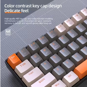 Tasti 104 da gioco tastiera cablata con tastiera colore retroilluminata sensazione meccanica periferiche per Computer E-sport per Laptop Desktop - Product Image 4