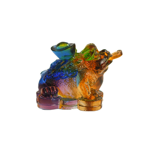 El yapımı Chi Lin kristal heykeli lüks Feng Shui yapıt için kariyer promosyon yeni yıl servet Guardian kristal el sanatları ürün - Product Image 1