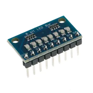 3,3 V 5V 8-Bit blau/rot LED-Anzeige modul Gemeinsame Anode/Kathode für DIY-Kit Arduino NANO UNO Himbeer pi 4 Nodemcu V3 ICs