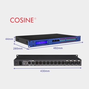 Procesador de audio digital Dsp profesional 2 en 6 salidas para sistema de sonido Equipo de sonido de escenario - Product Image 5